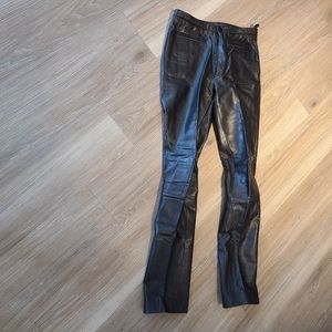 Black Leather Pants Size 4